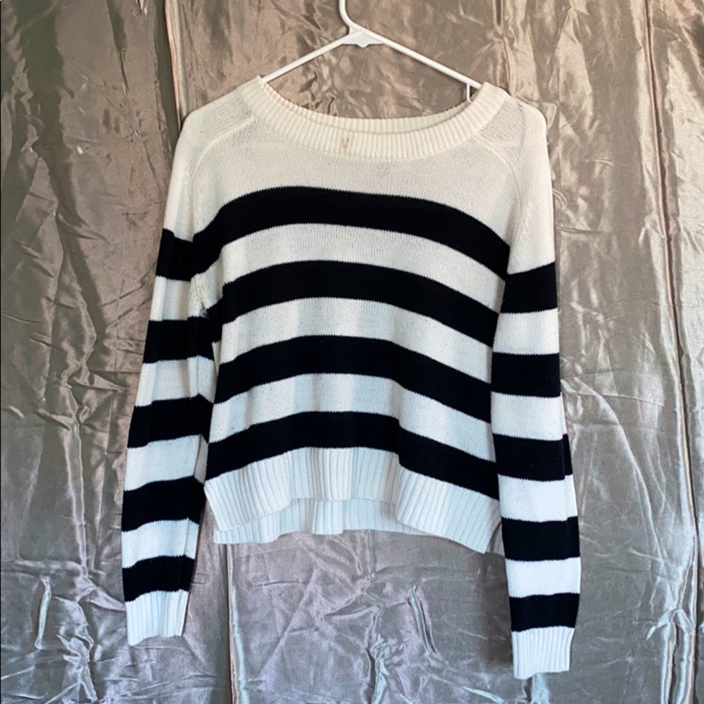 Striped longsleeve sweater